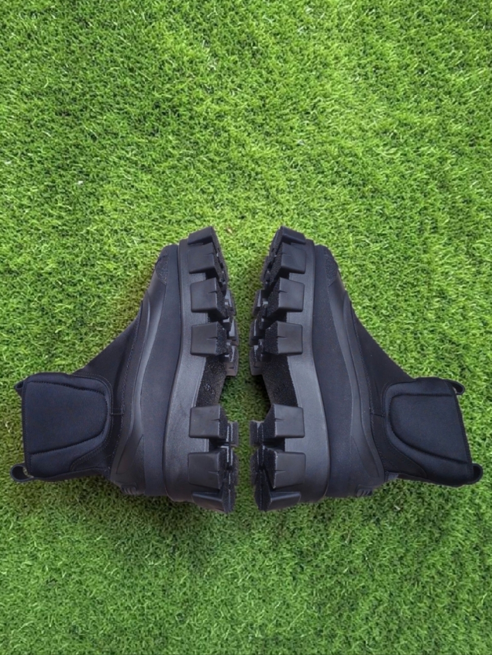 DS Prada Monolith Re-Nylon Ankle Boots - Black - Size 41 - 1T933M - Authentic - Picture 2 of 6